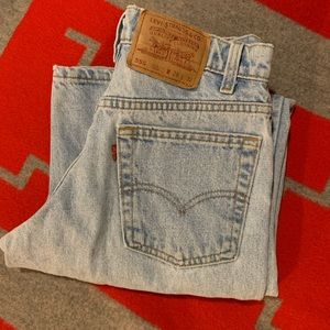 Vintage Levis -W 28, L32, 100% cotton,  faded blue denim